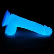 Szilikon műpénisz 8.0'' lumino play silicone dildó