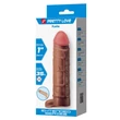 Péniszhosszabbító köpeny heregyűrűvel +2,5 cm Pretty Love Kaile brown