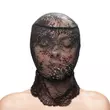 Csipke maszk Fetish & fashion - lace hood - black - alternate package fekete