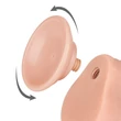 Ultrarealisztikus előbőrös dildó 18 cm sliding skin dual layer dong flesh 7"