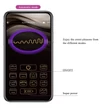 Vibrátoros tojás Pretty love doreen purple applikációs