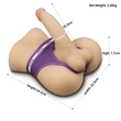 Torzó hajlítható dildóval Streetgirl's #15 with bendable dildo