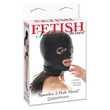 Spandex 3 hole hood black