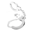 Ezüst fém bilincs Designer metal handcuffs silver