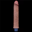 Realisztikus 9.5" real softee rechargeable silicone vibrátor tölthető
