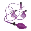 Mellbimbó és csiklószívó vibrátoros Fetish fantasy triple suckers  purple/clear
