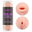 Realisztikus vagina és száj maszturbátor Virgin-skin blowout double side stroker vagina and mouth