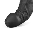 Realisztikus vibrátor 9" real softee rechargeable vibrating dildo (black)