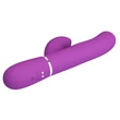 Csiklóizgatós vibrátor tapogató és lüktető funkcióval lila - Pretty Love Perlita twinkled tenderness purple II