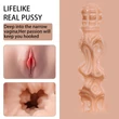 Realisztikus vagina, ánusz Lydia masturbator