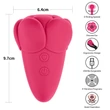 Újratölthető vibrátor Flicker rechargeable vibrator rose red