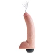 Realisztikus dildó spriccelő 9" squirting cock with balls light