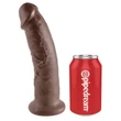 Realisztikus letapasztható dildó 9" cock  brown