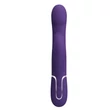 Masszírozógyöngyös csiklókaros vibrátor sötét lila - Pretty Love Falin twinkled tenderness purple