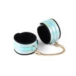 Bdsm szett 8 darabos metál kék Vivid Sorairo: glossy blue soft bondage kit