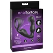 Vibrációs prosztataizgató péniszgyűrűvel Ass-gasm pro p-spot milker black