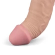 Realisztikus vibrátor 9.5" real softee rechargeable vibrating dildo(flesh)