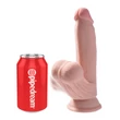 Ultrarealisztikus dildó mozgó herékkel 17,8 cm - 7" triple density cock with swinging balls light
