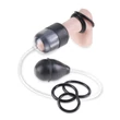 Péniszpumpa maszturbátor - Suck n' stroke head pump  clear/black