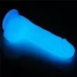 Világítós dildó tapadótalpas 7.5 lumino play silicone