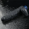 Realisztikus vibrátor 9" real softee rechargeable vibrating dildo (black)