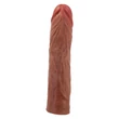 Realisztikus hosszabbító péniszköpeny Pretty Love Derek brown 21,5 cm