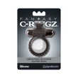 Péniszgyűrű vibrátoros Vibrating silicone super ring  black