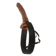 Üreges pénisz, felcsatolható 25 cm-es Chocolate dream hollow strap-on barna