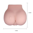 Vagina és ánusz maszturbátor vibrációval Crazy Bull