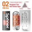 Tenga spinner 02 hexa maszturbátor