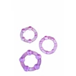 Stay hard beaded cockrings purple