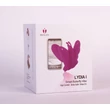 Applikációs dildós csiklóizgató, pillangóbugyi lila Realov - Lydia I Smart Butterfly Vibe Purple