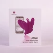 Applikációs dildós csiklóizgató, pillangóbugyi lila Realov - Lydia I Smart Butterfly Vibe Purple