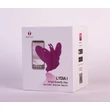 Applikációs dildós csiklóizgató, pillangóbugyi lila Realov - Lydia I Smart Butterfly Vibe Purple