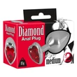 Fém anál plug, popsidugó 8,2 cm - Diamond Butt Plug Medium