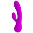 Szilikon csiklókaros g-pont vibrátor Pretty Love Zachary Purple