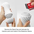 Tenga Flex maszturbátor többszöri használatra (fehér)