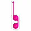 Szilikon gésagolyó Pretty Love Kegel Tighten Up III