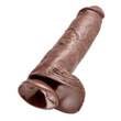 Műpénisz herékkel King cock 28 cm