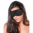 Fekete szatén szemmaszk Satin Love Mask Black