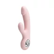 Csiklókaros szilikon g-pont vibrátor Pretty Love Selene Pink