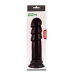 Tagolt nagy tapadókorongos dildó 28 cm fekete King-Sized Anal Ripples