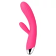 Klitoriszágas vibrátor, melegítős piros Svakom angel 19 cm