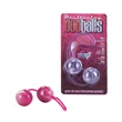 Latex bevonatú márványmintás gésagolyó rózsaszín-fehér - Marbilized Duo Balls Pink
