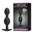 Análdugó silicone butt plug Pretty love heavy balls