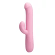 Csiklókaros, forgó, tölthető vibrátor Pretty love truman pink