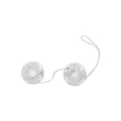 Műanyag ezüst színű gésagolyó Silver Duo Balls