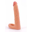 Péniszre húzható análdildó 17,7 cm, 7" The Ultra Soft Double 3