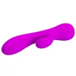 Szilikon csiklókaros g-pont vibrátor Pretty Love Zachary Purple