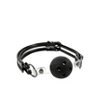 Bare bondage ballgag. fekete szájpecek légzőfuratokkal 4 cm